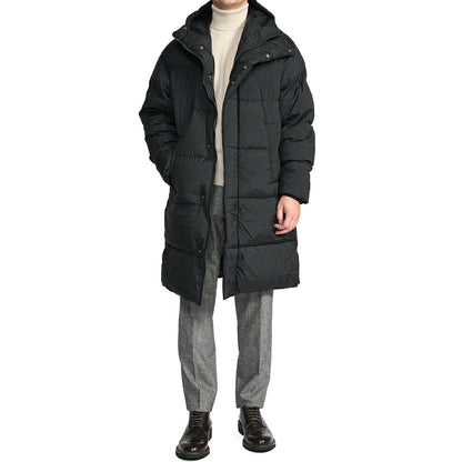 26-27AW HERNO POLAR-TECH 撥水ナイロン フード付きダウンコート