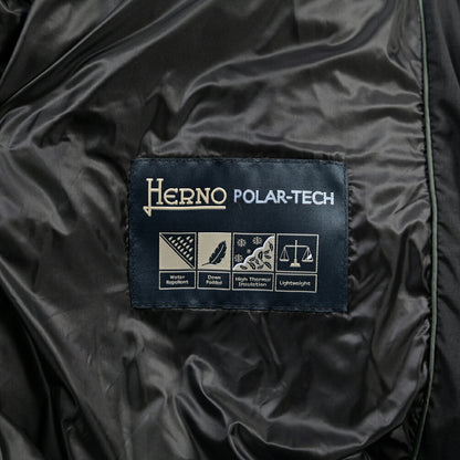 26-27AW HERNO POLAR-TECH 撥水ナイロン フード付きダウンコート