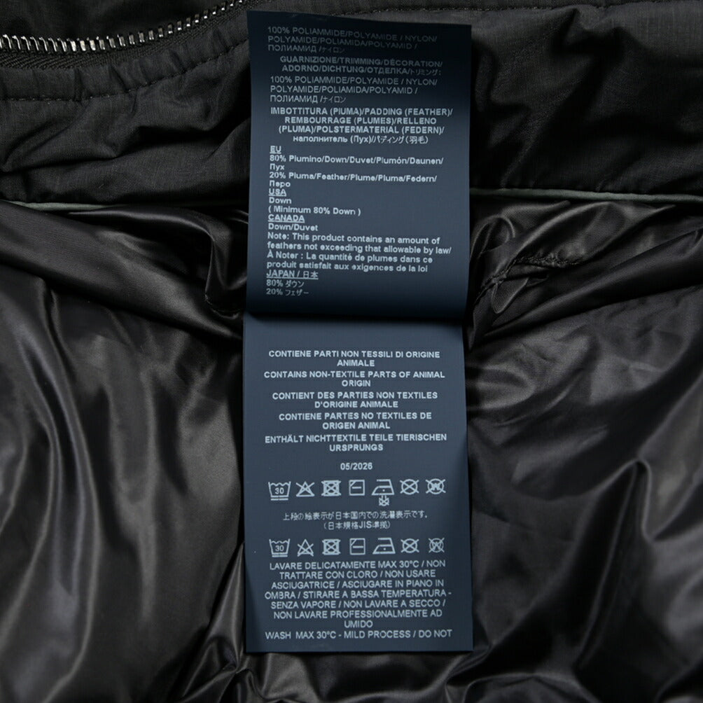 26-27AW HERNO POLAR-TECH 撥水ナイロン フード付きダウンコート