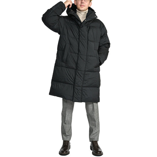 26-27AW HERNO POLAR-TECH 撥水ナイロン フード付きダウンコート