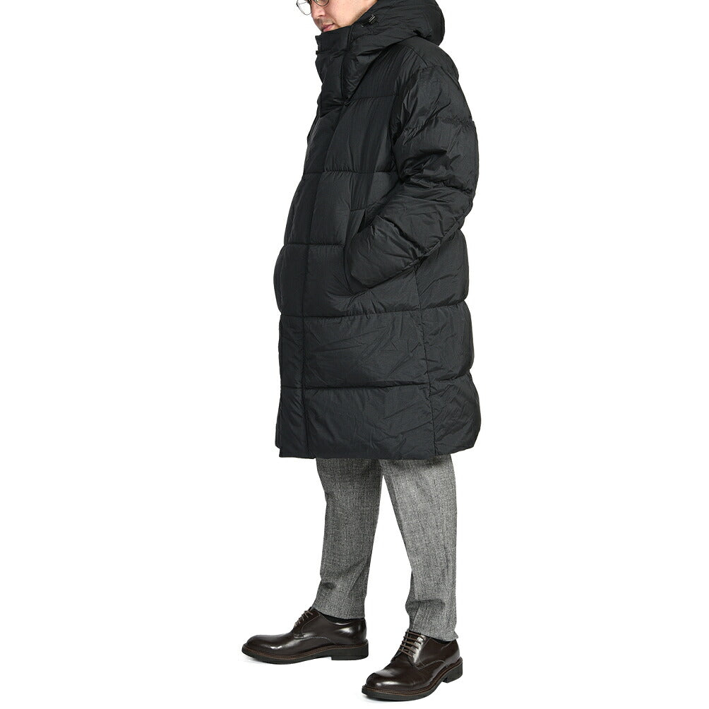 26-27AW HERNO POLAR-TECH 撥水ナイロン フード付きダウンコート