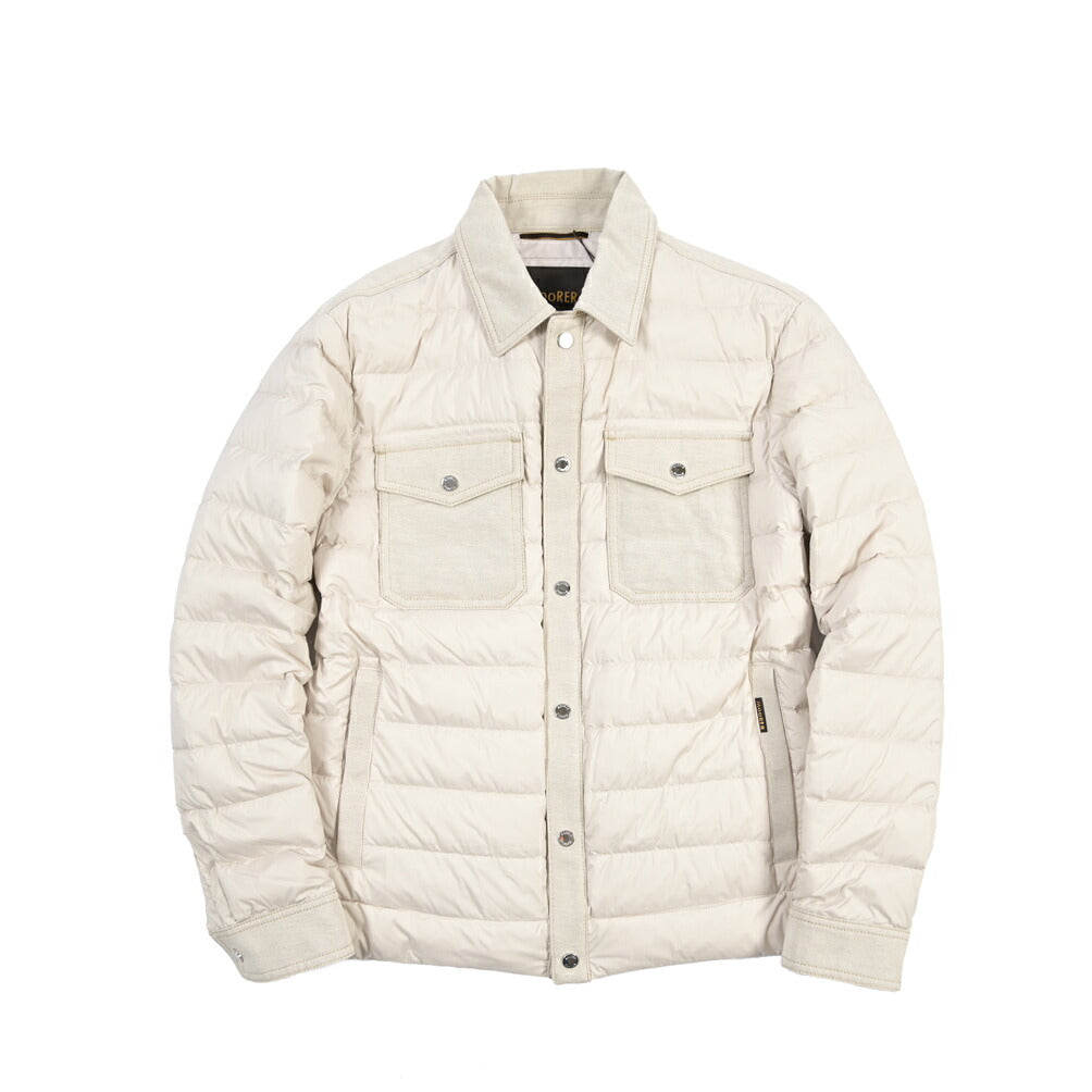 MOORER “MONTINI-25X” ナイロン切替 ダウンブルゾン