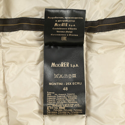 MOORER “MONTINI-25X” ナイロン切替 ダウンブルゾン