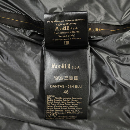 MOORER “DANTAS” デニム×ポリエステル トラックジャケット