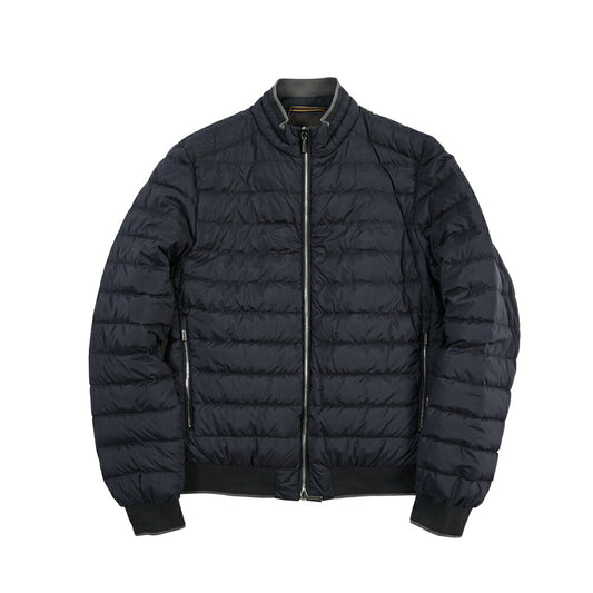 MOORER “STRAUSS-S3” 高機能ストレッチナイロン スタンドカラーダウンブルゾン / ACQUA RESISTANT(撥水)