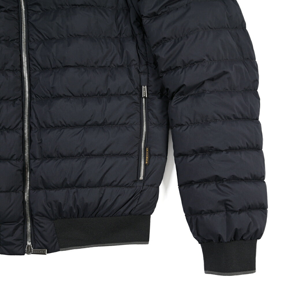 MOORER “STRAUSS-S3” 高機能ストレッチナイロン スタンドカラーダウンブルゾン / ACQUA RESISTANT(撥水)