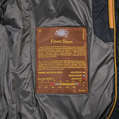 MOORER “STRAUSS-S3” 高機能ストレッチナイロン スタンドカラーダウンブルゾン / ACQUA RESISTANT(撥水)