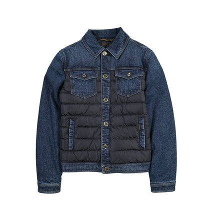 MOORER “MONDOR-104S” 異素材コンビ ダウンジャケット / JAPANESE FABRIC