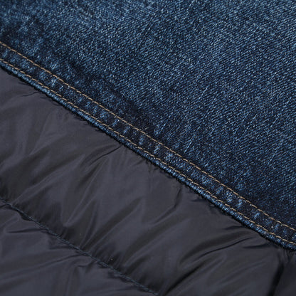 MOORER “MONDOR-104S” 異素材コンビ ダウンジャケット / JAPANESE FABRIC