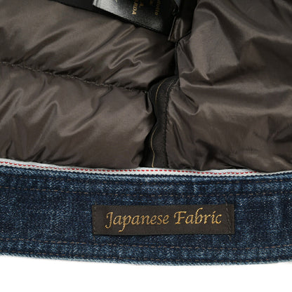 MOORER “MONDOR-104S” 異素材コンビ ダウンジャケット / JAPANESE FABRIC