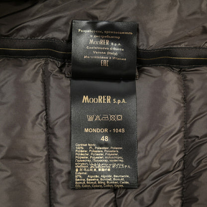 MOORER “MONDOR-104S” 異素材コンビ ダウンジャケット / JAPANESE FABRIC