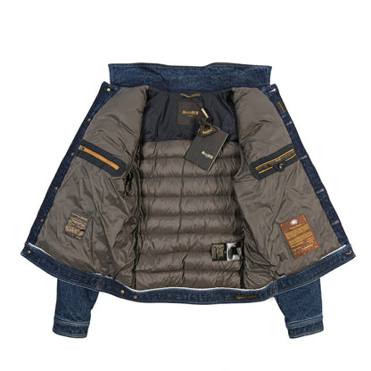 MOORER “MONDOR-104S” 異素材コンビ ダウンジャケット / JAPANESE FABRIC