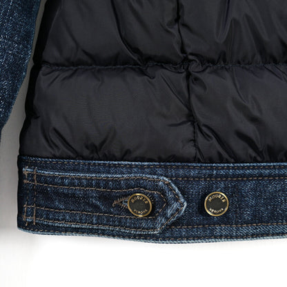 MOORER “MONDOR-104S” 異素材コンビ ダウンジャケット / JAPANESE FABRIC