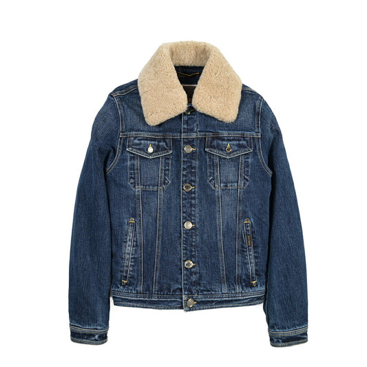 MOORER “TABURNO-104” 取り外し可能ファー付き デニムダウンジャケット / JAPANESE FABRIC