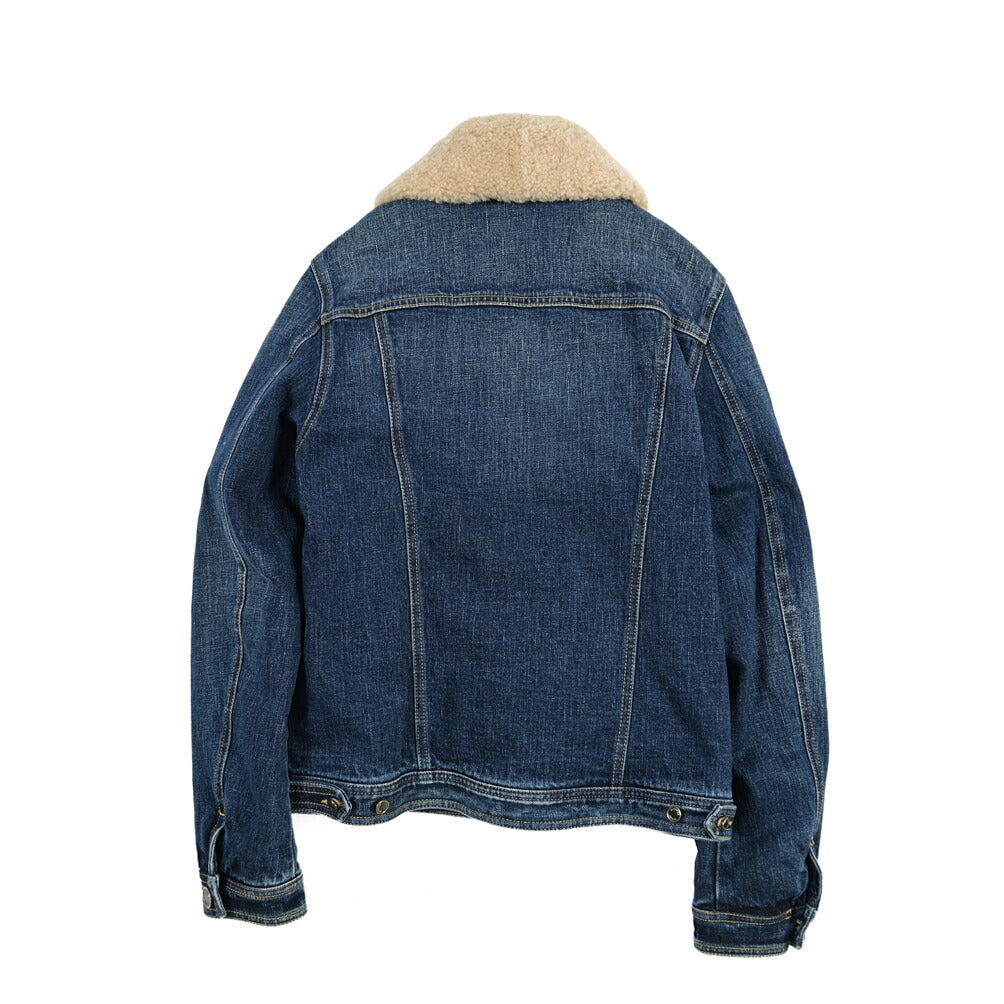 MOORER “TABURNO-104” 取り外し可能ファー付き デニムダウンジャケット / JAPANESE FABRIC