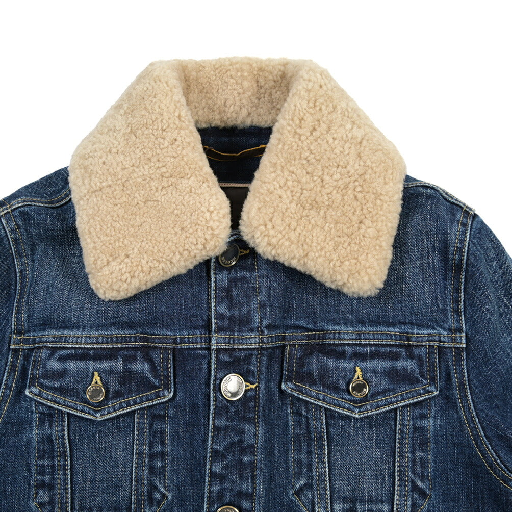 MOORER “TABURNO-104” 取り外し可能ファー付き デニムダウンジャケット / JAPANESE FABRIC