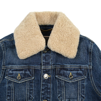 MOORER “TABURNO-104” 取り外し可能ファー付き デニムダウンジャケット / JAPANESE FABRIC