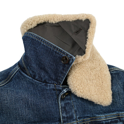 MOORER “TABURNO-104” 取り外し可能ファー付き デニムダウンジャケット / JAPANESE FABRIC