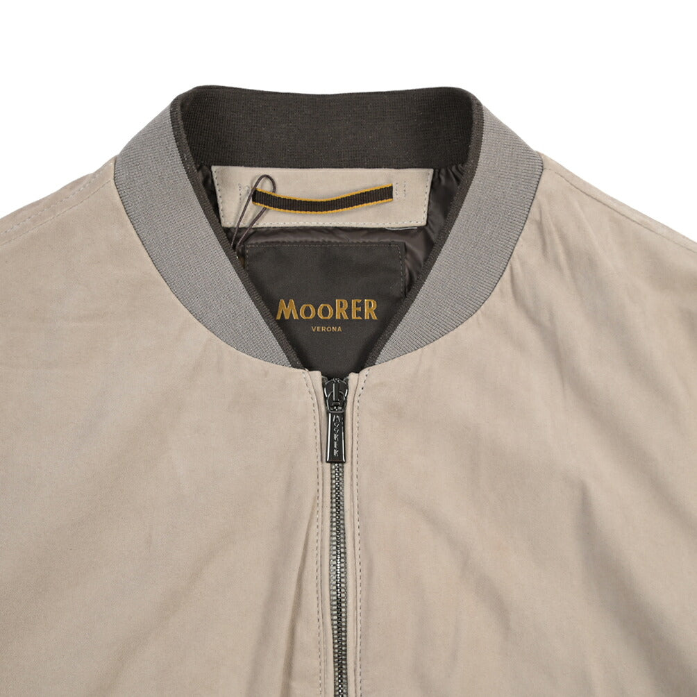 MOORER “SORANO-UR” シープレザー100% スエードレザーブルゾン