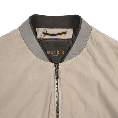 MOORER “SORANO-UR” シープレザー100% スエードレザーブルゾン