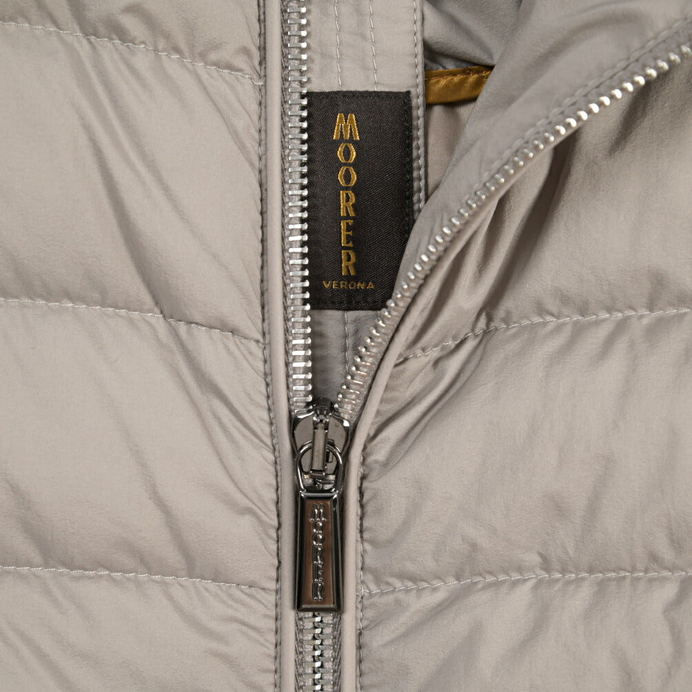 MOORER “STRAUSS-S3” 高機能ストレッチナイロン ダウンブルゾン / ACQUA RESISTANT(撥水)