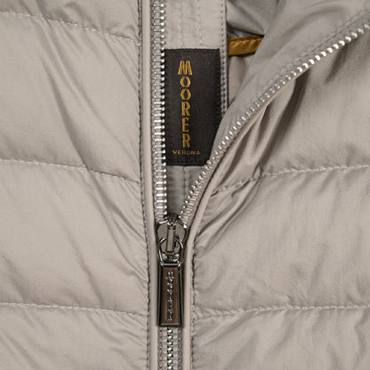MOORER “STRAUSS-S3” 高機能ストレッチナイロン ダウンブルゾン / ACQUA RESISTANT(撥水)