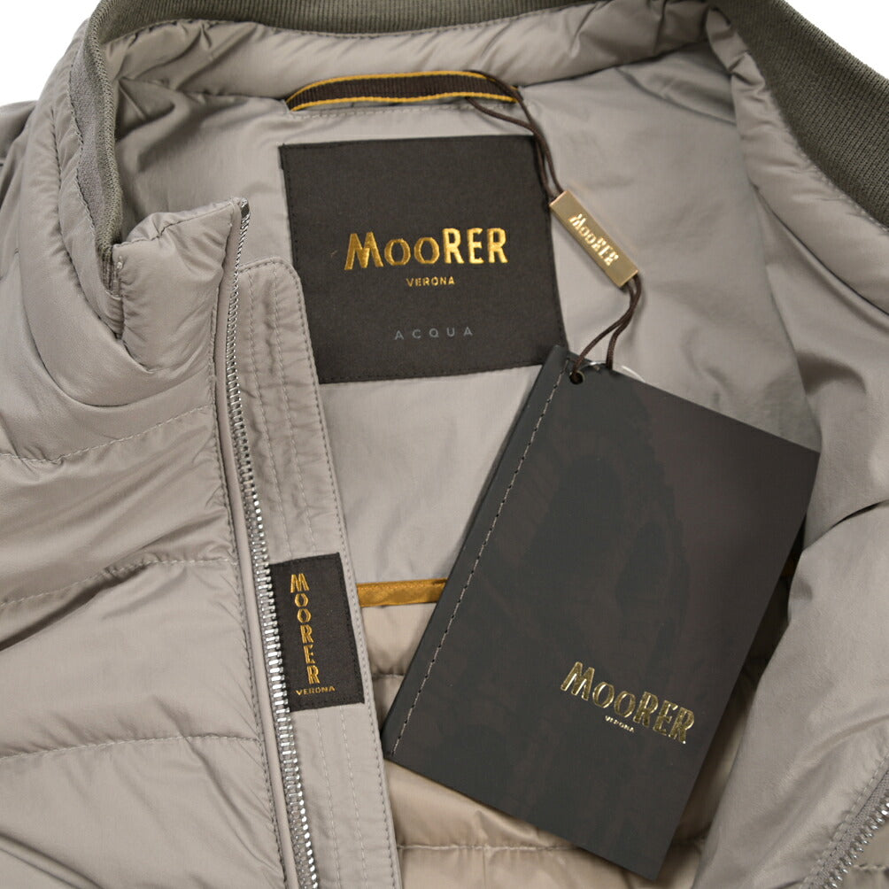 MOORER “STRAUSS-S3” 高機能ストレッチナイロン ダウンブルゾン / ACQUA RESISTANT(撥水)