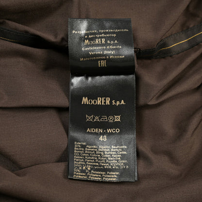 MOORER “AIDEN-WCO” コットン混ポリエステル スタンドカラーブルゾン