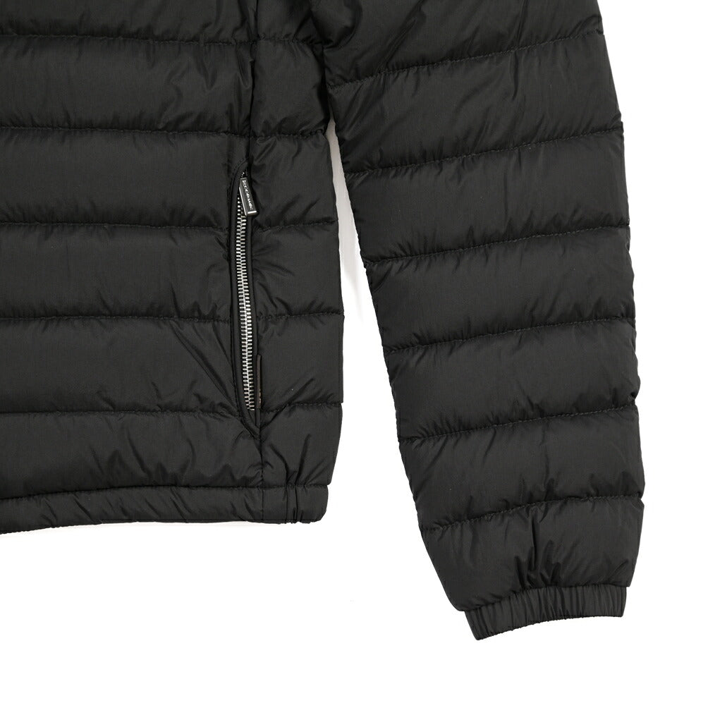 MOORER “CATALDI-S3” 高機能ストレッチナイロン フード付きダウンジャケット / ACQUA RESISTANT(撥水)
