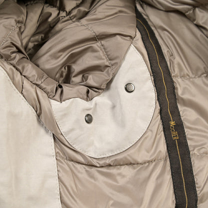MOORER “ISACCO-S1” コットンギャバジン フード付きダウンジャケット / ACQUA RESISTANT(撥水)