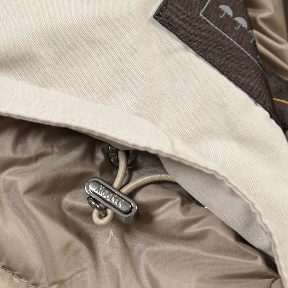MOORER “ISACCO-S1” コットンギャバジン フード付きダウンジャケット / ACQUA RESISTANT(撥水)
