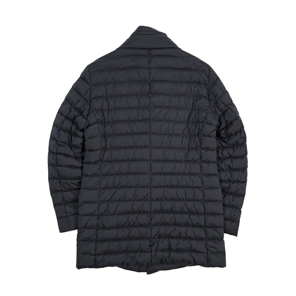 MOORER “PONTI-S3” ストレッチナイロン 着脱可能フロントライナー付き ダウンコート / ACQUA RESISTANT(撥水)
