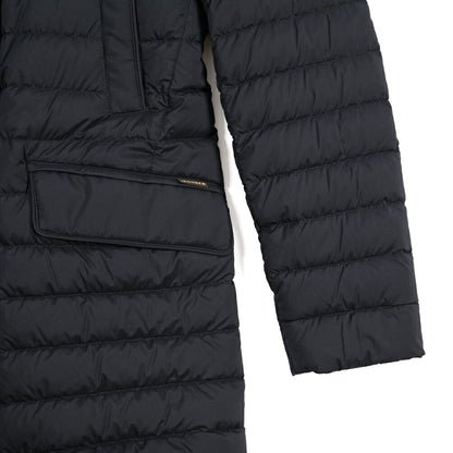 MOORER “PONTI-S3” ストレッチナイロン 着脱可能フロントライナー付き ダウンコート / ACQUA RESISTANT(撥水)