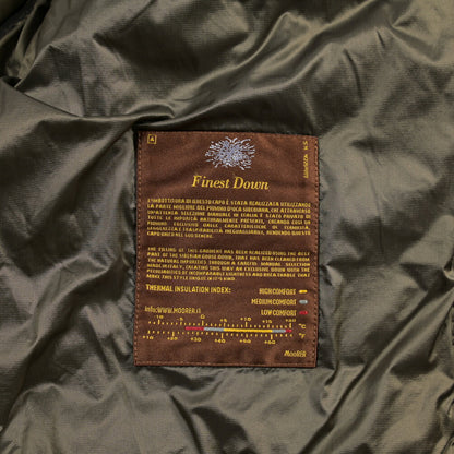 MOORER “MONDOR-FUR-104S” 取り外し可能ムートンファー付き 異素材コンビ デニムダウンジャケット  / JAPANESE FABRIC
