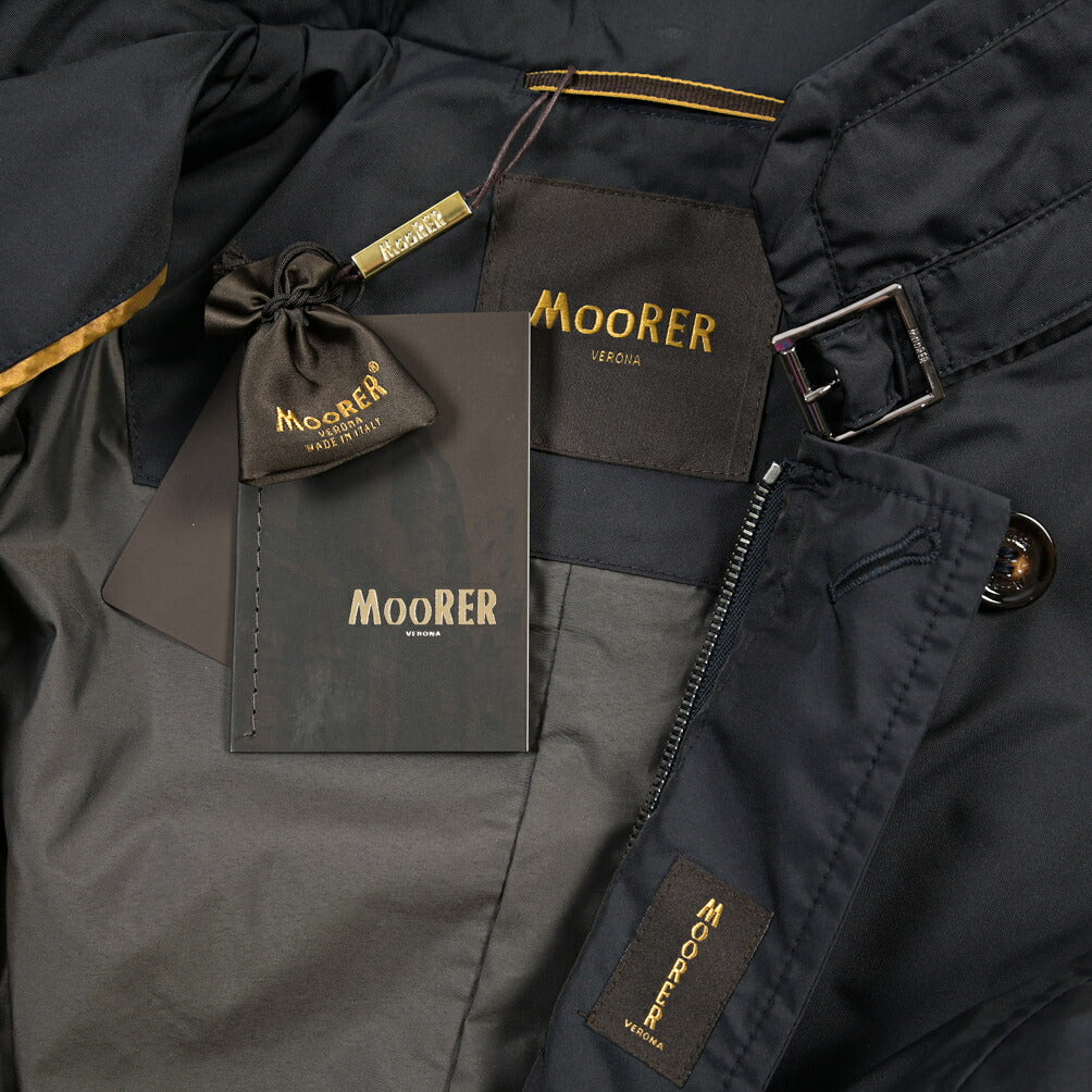 MOORER “NABUCCO-KM” ポリエステル100% 中綿トレンチコート