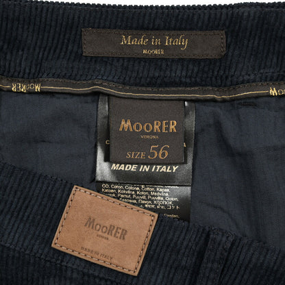 MOORER “CHADWICK-VL1” ストレッチコットン 中畝コーデュロイパンツ