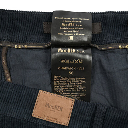 MOORER “CHADWICK-VL1” ストレッチコットン 中畝コーデュロイパンツ