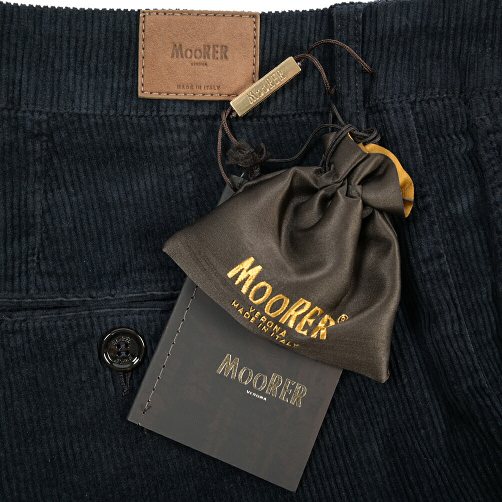 MOORER “CHADWICK-VL1” ストレッチコットン 中畝コーデュロイパンツ