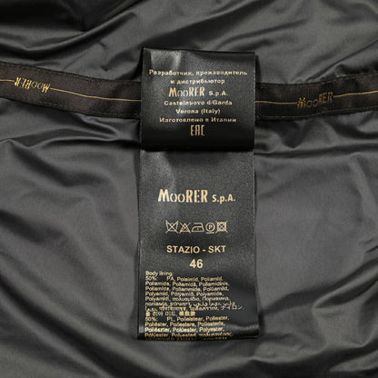 MOORER “STAZIO-SKT” ポリエステル100% 中綿入りスタンドカラーブルゾン / ACQUA PROOF (防水)