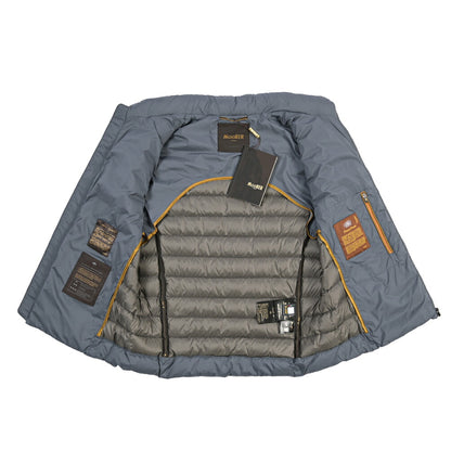 MOORER “FERRI-STP” 高機能ストレッチナイロン ウルトラライトダウンベスト / ACQUA RESISTANT (撥水)