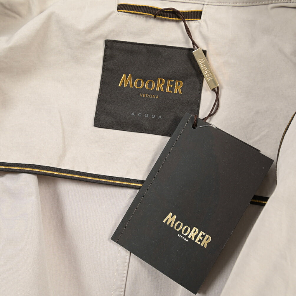 MOORER “BARALDI-S1” 高機能コットン スタンドカラーフィールドジャケット / ACQUA RESISTANT (撥水)