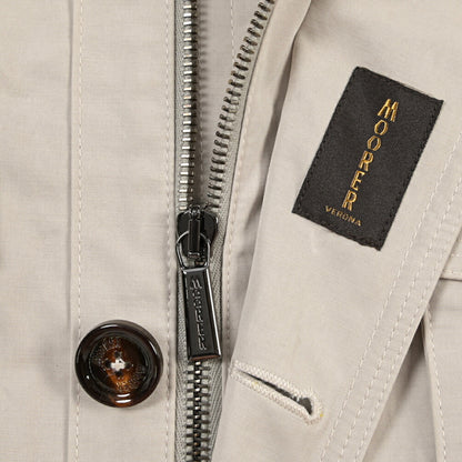 MOORER “BARALDI-S1” 高機能コットン スタンドカラーフィールドジャケット / ACQUA RESISTANT (撥水)