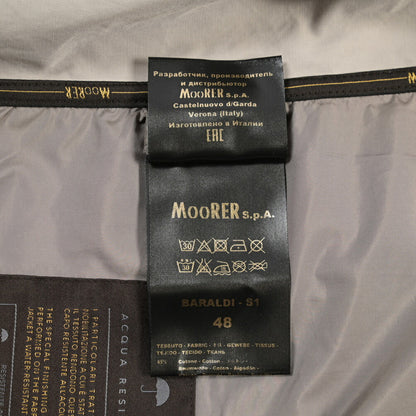MOORER “BARALDI-S1” 高機能コットン スタンドカラーフィールドジャケット / ACQUA RESISTANT (撥水)