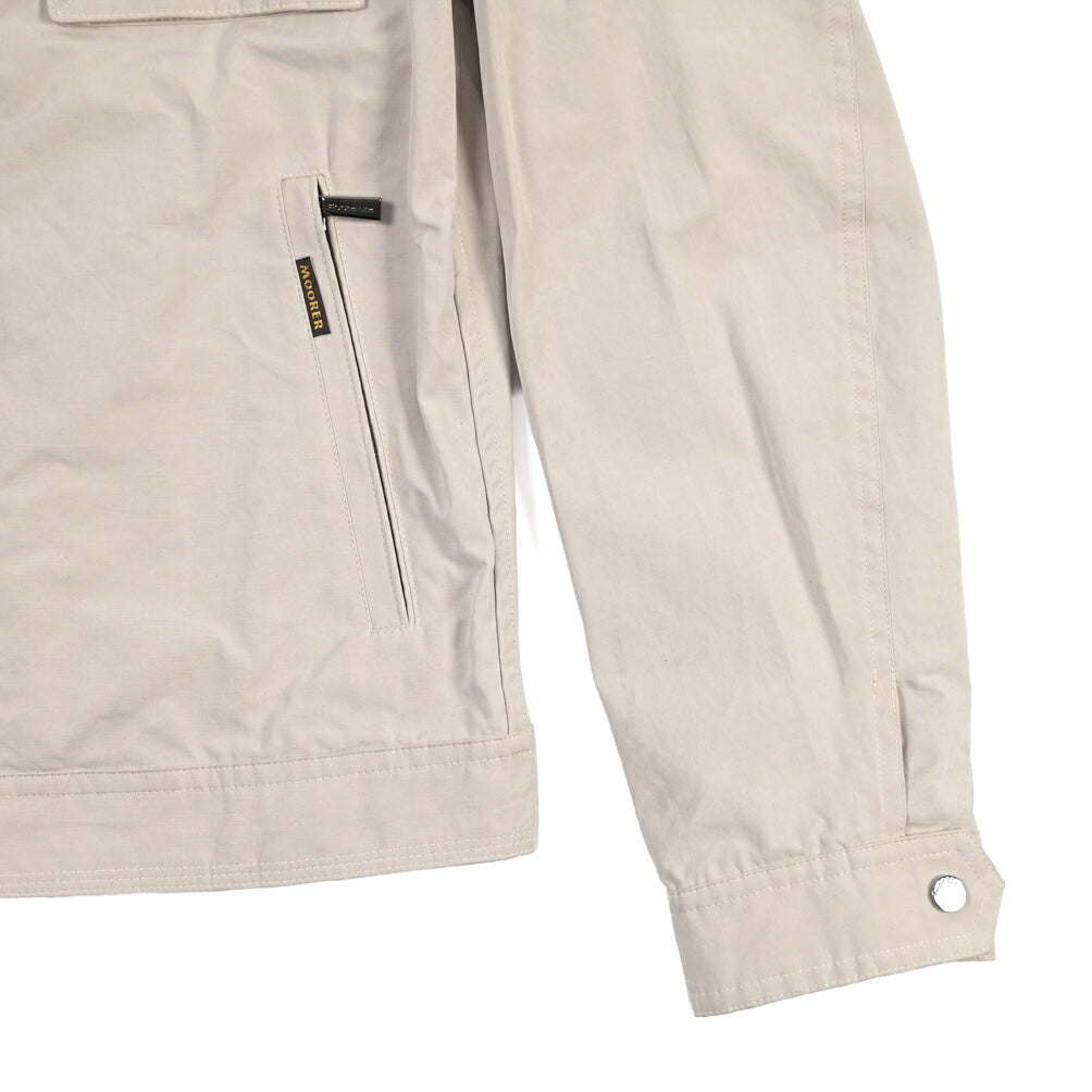 MOORER “BARALDI-S1” 高機能コットン スタンドカラーフィールドジャケット / ACQUA RESISTANT (撥水)