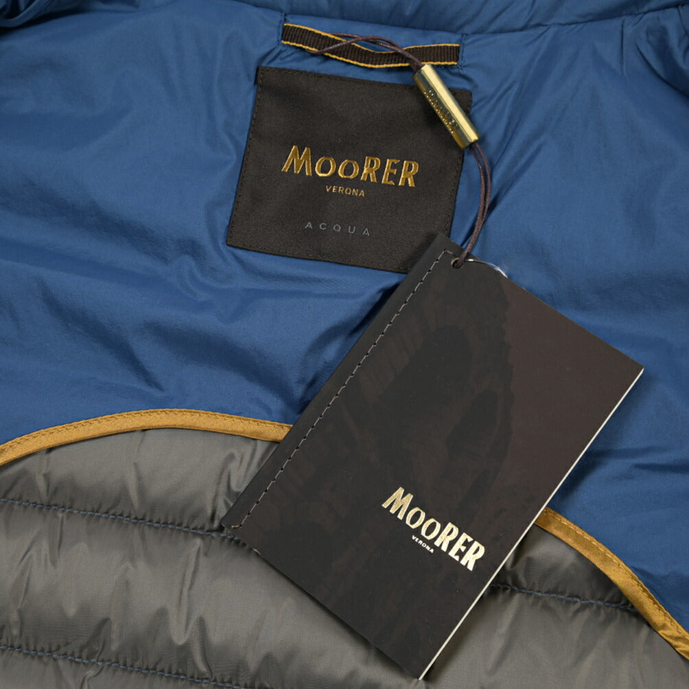 MOORER “CALAF-S3” 高機能ストレッチナイロン ウルトラライトダウンベスト / ACQUA RESISTANT (撥水)