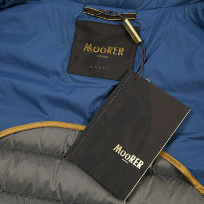 MOORER “CALAF-S3” 高機能ストレッチナイロン ウルトラライトダウンベスト / ACQUA RESISTANT (撥水)