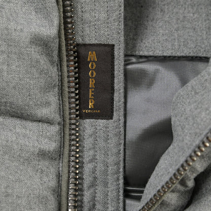 MOORER “CASCIANO-FUR-OSL” カシミヤ混ウール フード付き2WAYダウンジャケット