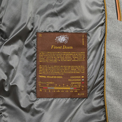 MOORER “CASCIANO-FUR-OSL” カシミヤ混ウール フード付き2WAYダウンジャケット