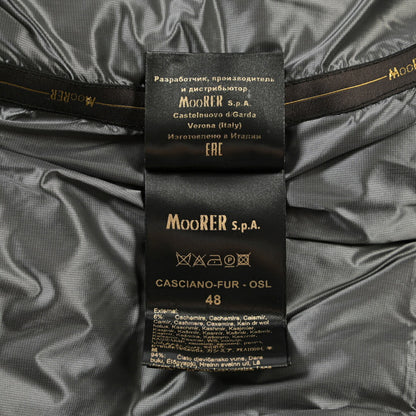 MOORER “CASCIANO-FUR-OSL” カシミヤ混ウール フード付き2WAYダウンジャケット