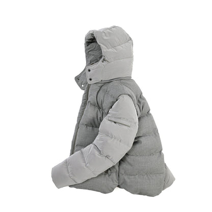MOORER “CASCIANO-FUR-OSL” カシミヤ混ウール フード付き2WAYダウンジャケット